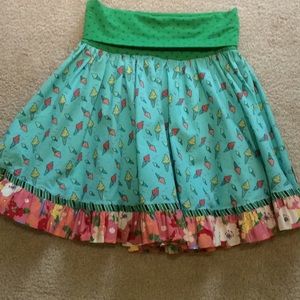 Matilda Jane ice cream cone skirt, size 10